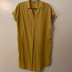 Yellow smock dress
